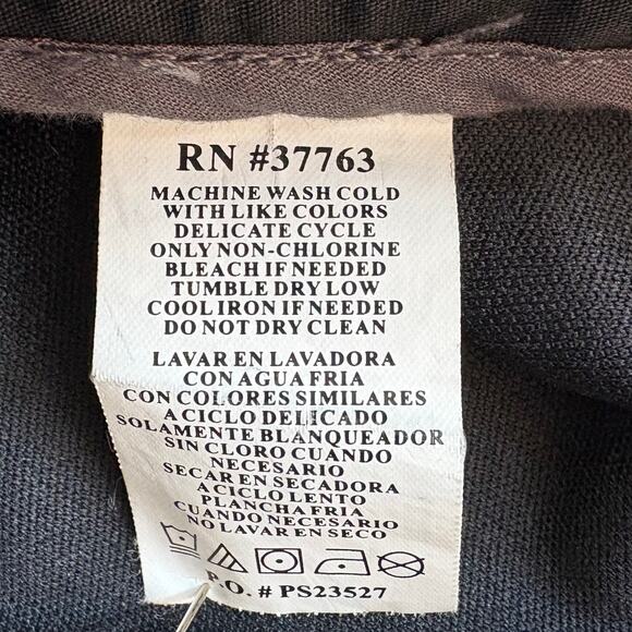 Perry Ellis Mens Canvas Spring Jacket Gray Size Large - Picture 5 of 5